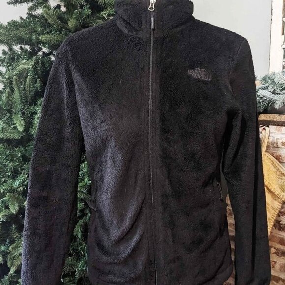 TNF The North Face black Osito Fuzzy Jacket Small Women's - Picture 4 of 8